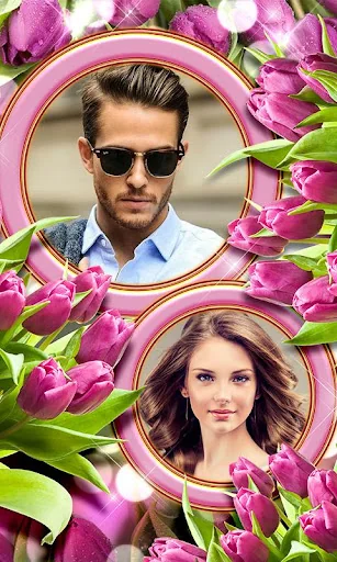 Flower Dual Photo Frames 2026 screenshot 2