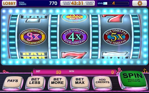 Triple 777 Deluxe Classic Slot screenshot 1
