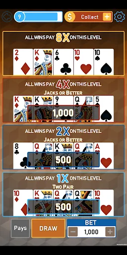 Video Poker Multi Bonus screenshot 3