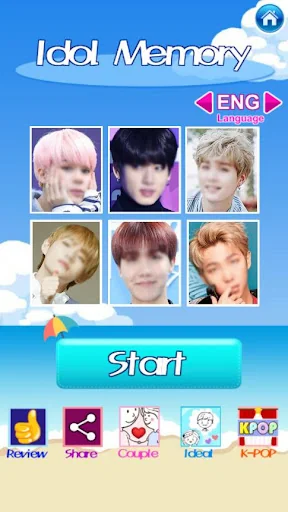 K-pop Memory Games : Idol Memo