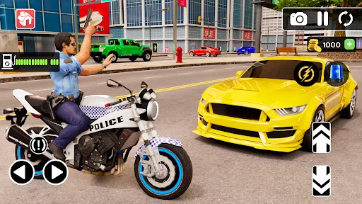 Motorbike 3D: Police Bike Game screenshot 1