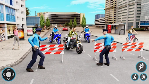 Police Bike game Car game screenshot 2