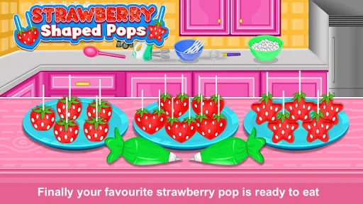Strawberry Pops- Cooking Games