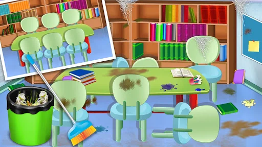 Baby Girl School Cleanup screenshot 1