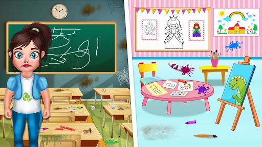Baby Girl School Cleanup screenshot 4