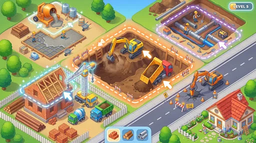Little Builder - Truck Games