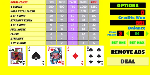 Deuces Wild - Video Poker screenshot 1