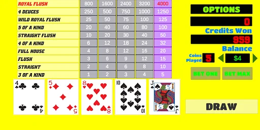 Deuces Wild - Video Poker screenshot 2