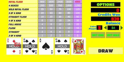 Deuces Wild - Video Poker screenshot 3
