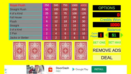 Jacks Or Better - Video Poker screenshot 2