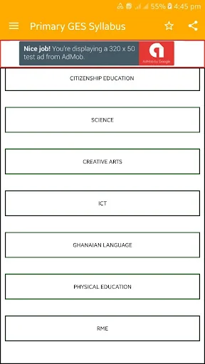 Primary GES Syllabus Ghana
