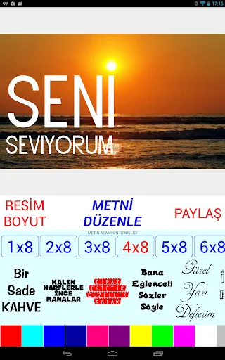 Resimli Mesajlar Oluştur