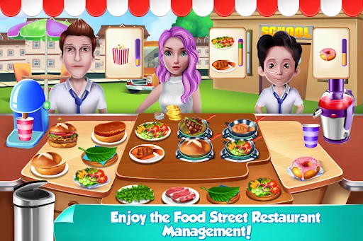 Food Truck Cafe Game for Girls