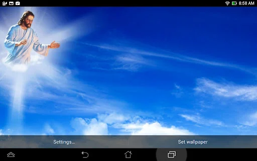 God Live Wallpaper screenshot 1