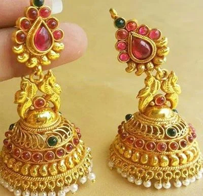 Gold Jhumka Design