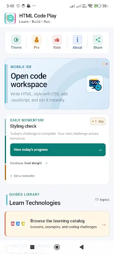 HTML Code Play - CSS JS