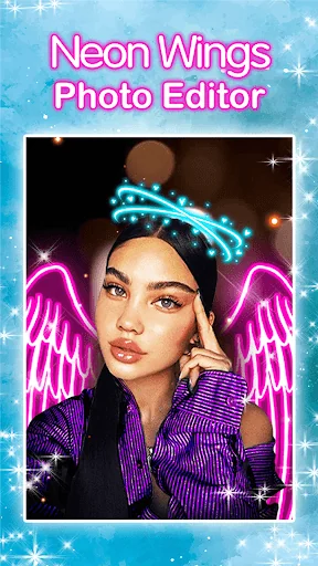 Neon Wings Photo Editor screenshot 1