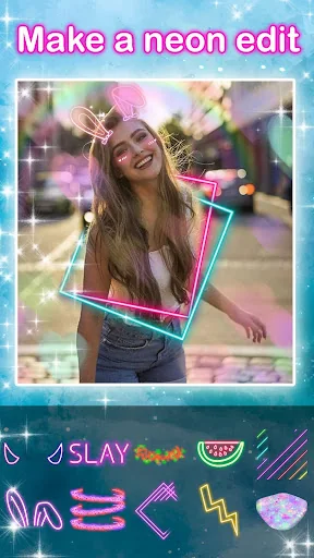 Neon Wings Photo Editor screenshot 3