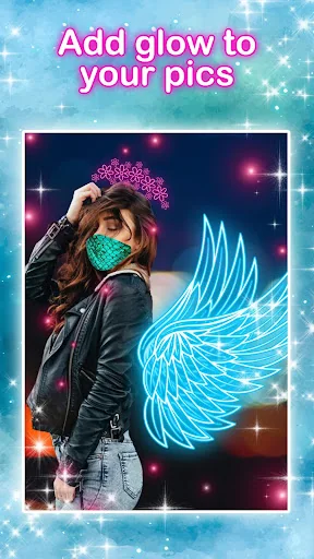 Neon Wings Photo Editor screenshot 4