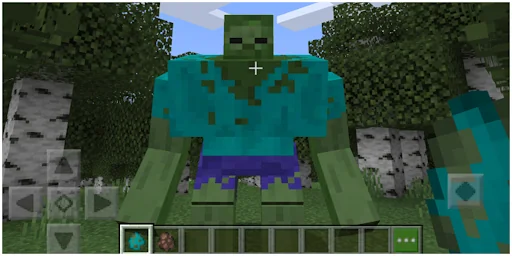 Mutant Zombie Mod Minecraft screenshot 1