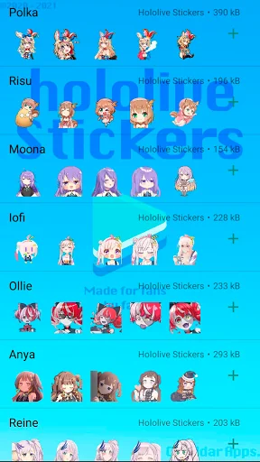 Hololive Stickers screenshot 2