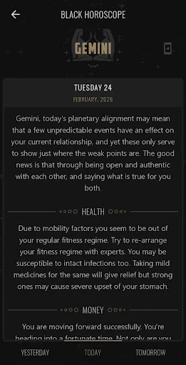 Black Horoscope screenshot 4