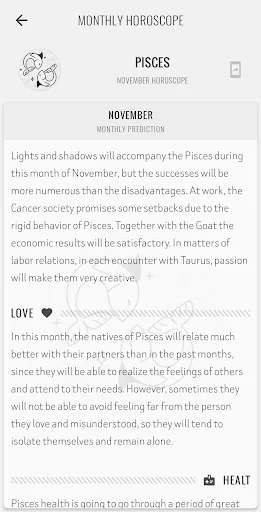 Pisces Horoscope screenshot 4