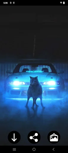 Neon Animals Wallpapers screenshot 2