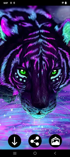 Neon Animals Wallpapers screenshot 3