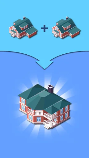 Merge City - Idle City Builder screenshot 1