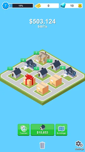 Merge City - Idle City Builder screenshot 2