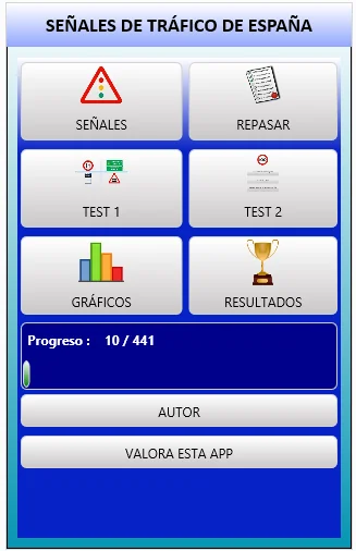 Test de señales de tráfico screenshot 1