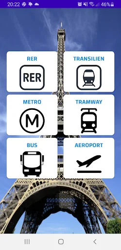 Map transport of Paris