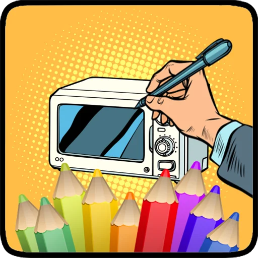 Coloring Cooking Kitchen