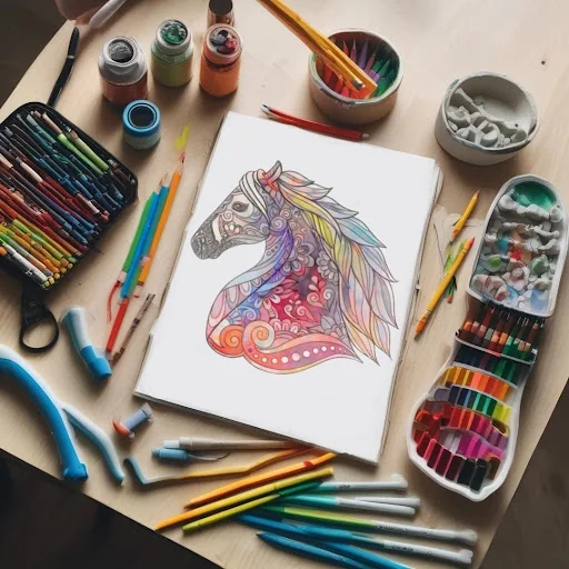 Coloring Horse