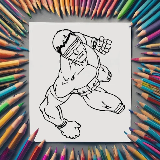 Coloring Superhero and Friends