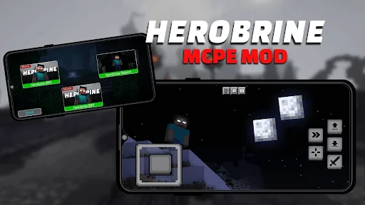 Mod Herobrine for Minecraft PE screenshot 1