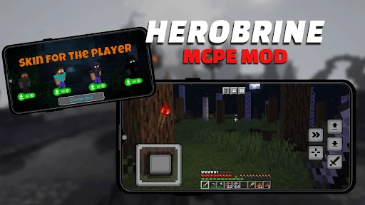 Mod Herobrine for Minecraft PE screenshot 2