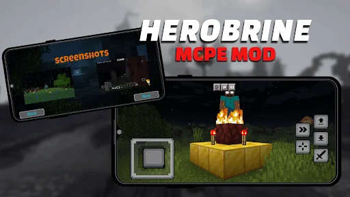 Mod Herobrine for Minecraft PE screenshot 3