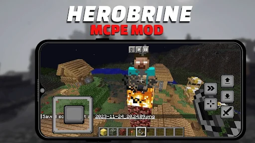 Mod Herobrine for Minecraft PE screenshot 4