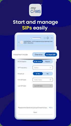 myCAMS Mutual Fund App screenshot 4