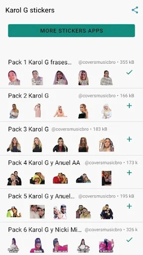 Stickers de Karol G
