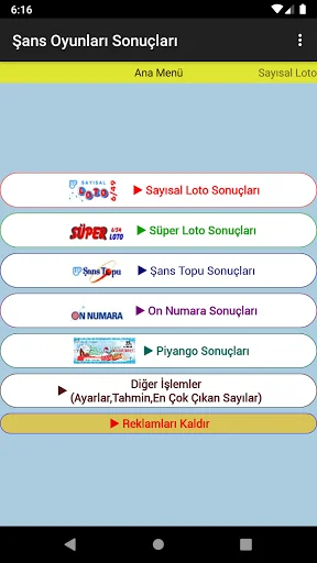 Şans Oyunları & Loto Sonuçları