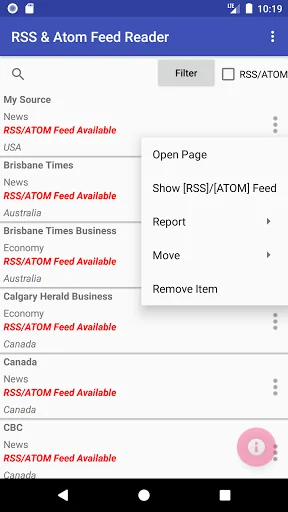 RSS and ATOM Feed Reader