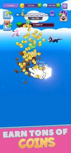 Tiny Worlds: Dragon Idle games screenshot 2