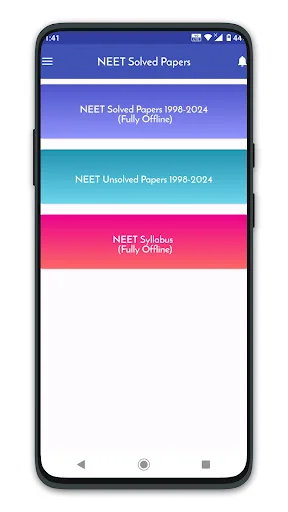 NEET PYQ Solved Papers screenshot 1