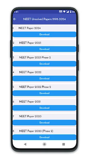 NEET PYQ Solved Papers screenshot 2