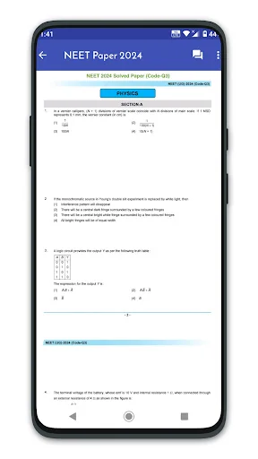 NEET PYQ Solved Papers screenshot 3