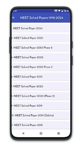 NEET PYQ Solved Papers screenshot 4