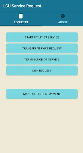 LCU Service Request